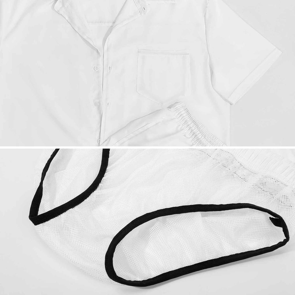 Men's Luxury Resort Lounge Set | Geometric Matching Shirt & Shorts | Modern Vacation Outfit | Designer Summer Co-Ord | Iyalla Designs