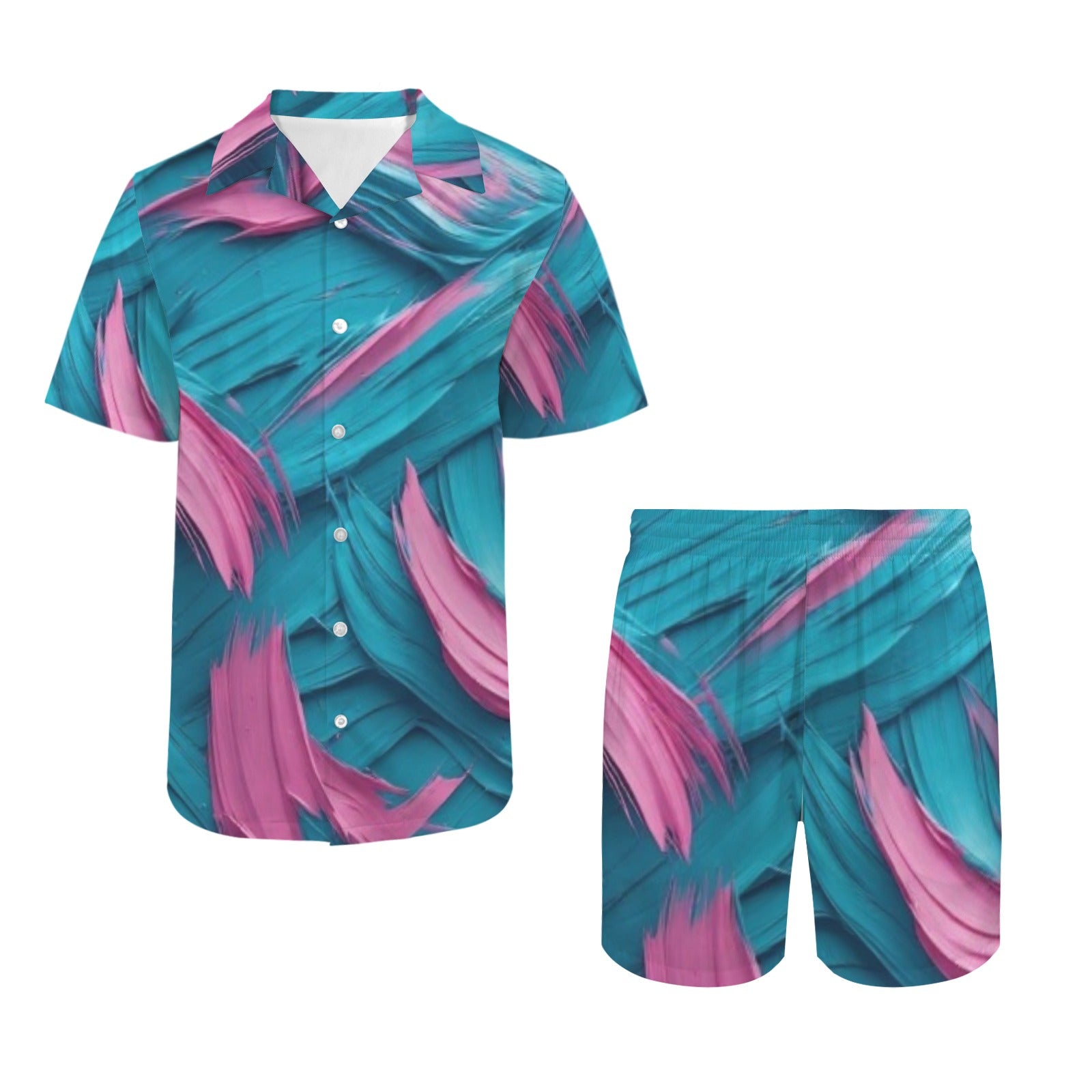 Men turq set Men's Hawaiian Shirt & Set