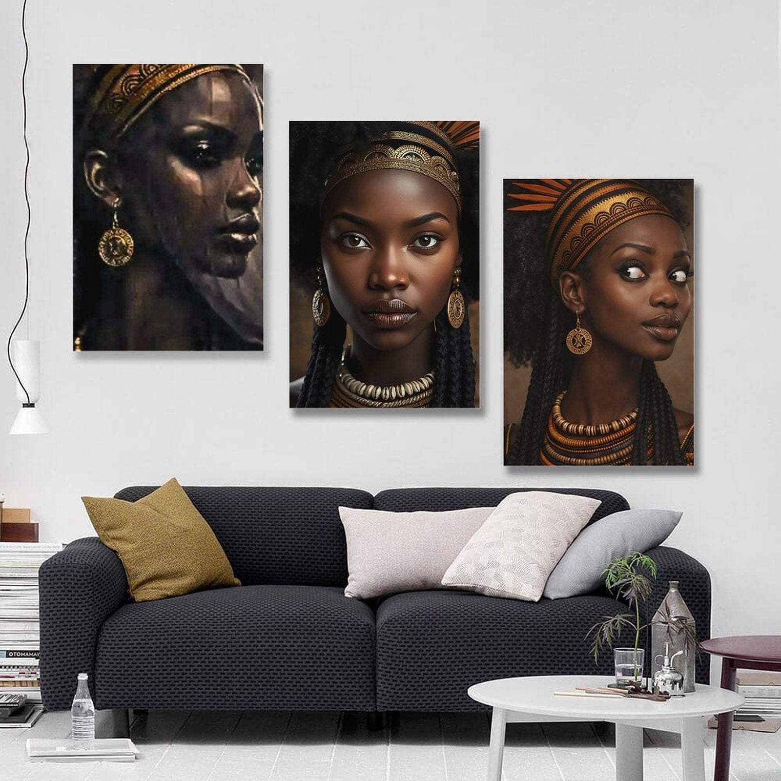 Design Triptych Decorative Unframe 8" × 12"