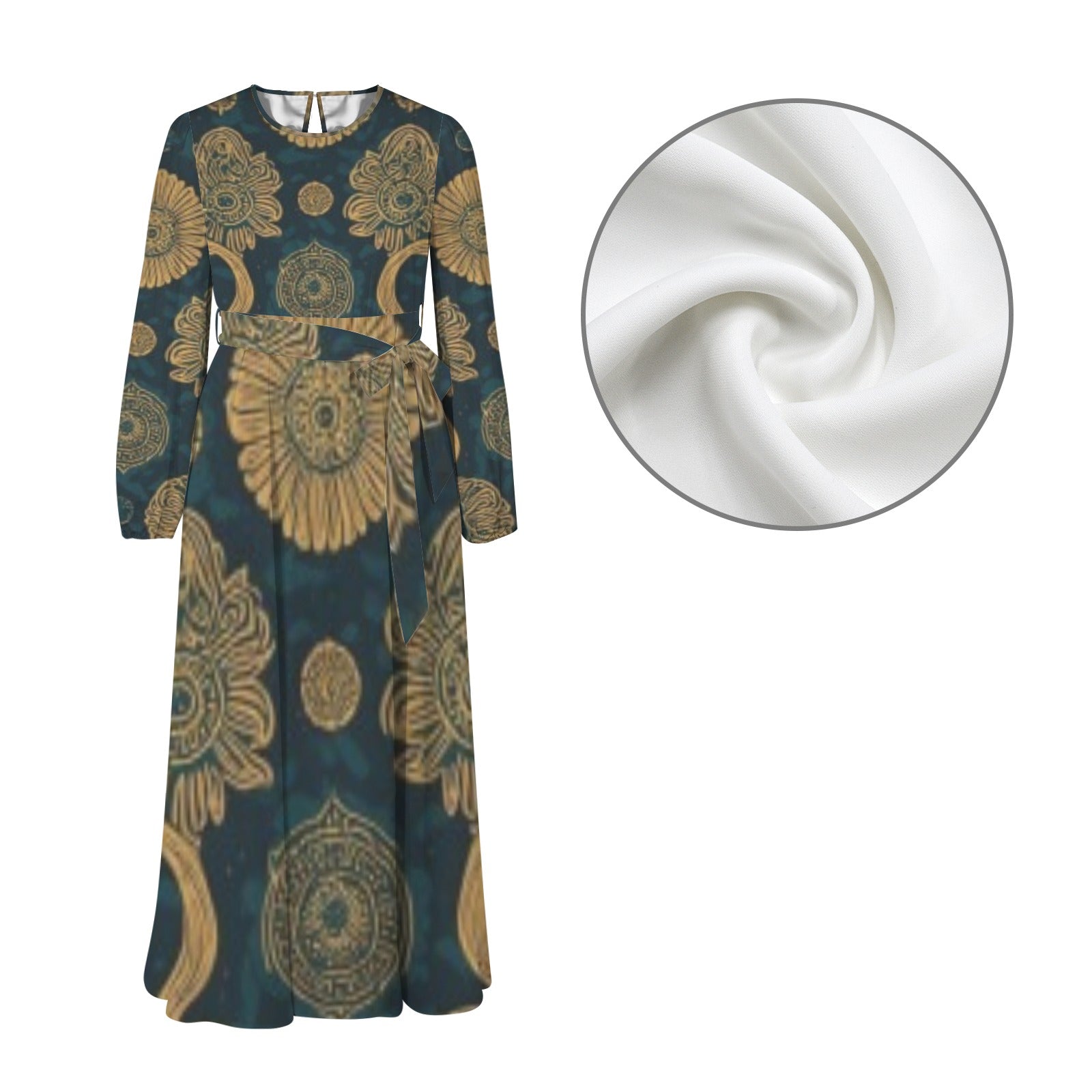 African Print Maxi Dress | Luxury Heritage Collection