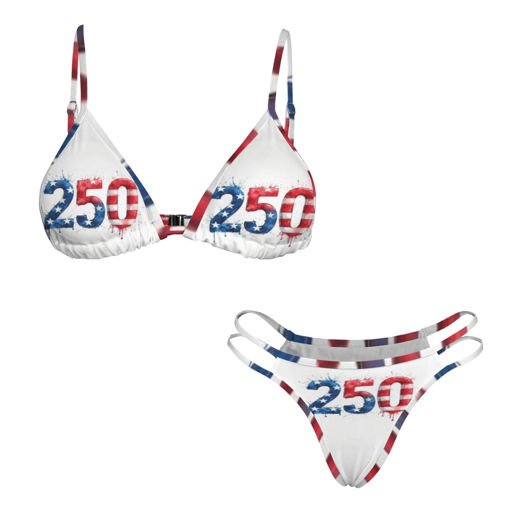 250 Bikini set V Neck Triangle Bikini Sets