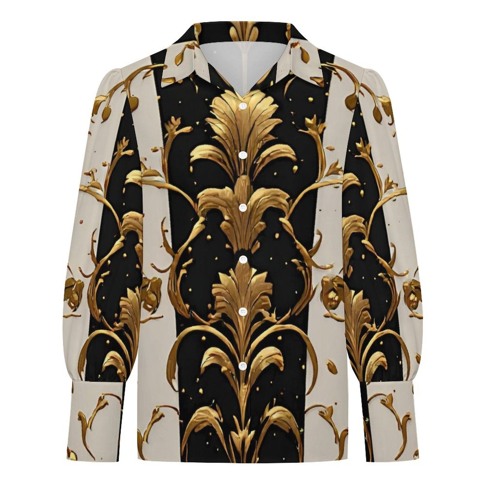 Design Women's Long Sleeve Lantern Sleeve Shirt