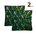 Emerald Green Throw Pillow Cover, Luxury Decorative Cushion, Jewel Tone Home Decor, Glam Sofa Accent Pillow, Elegant Gift for Her