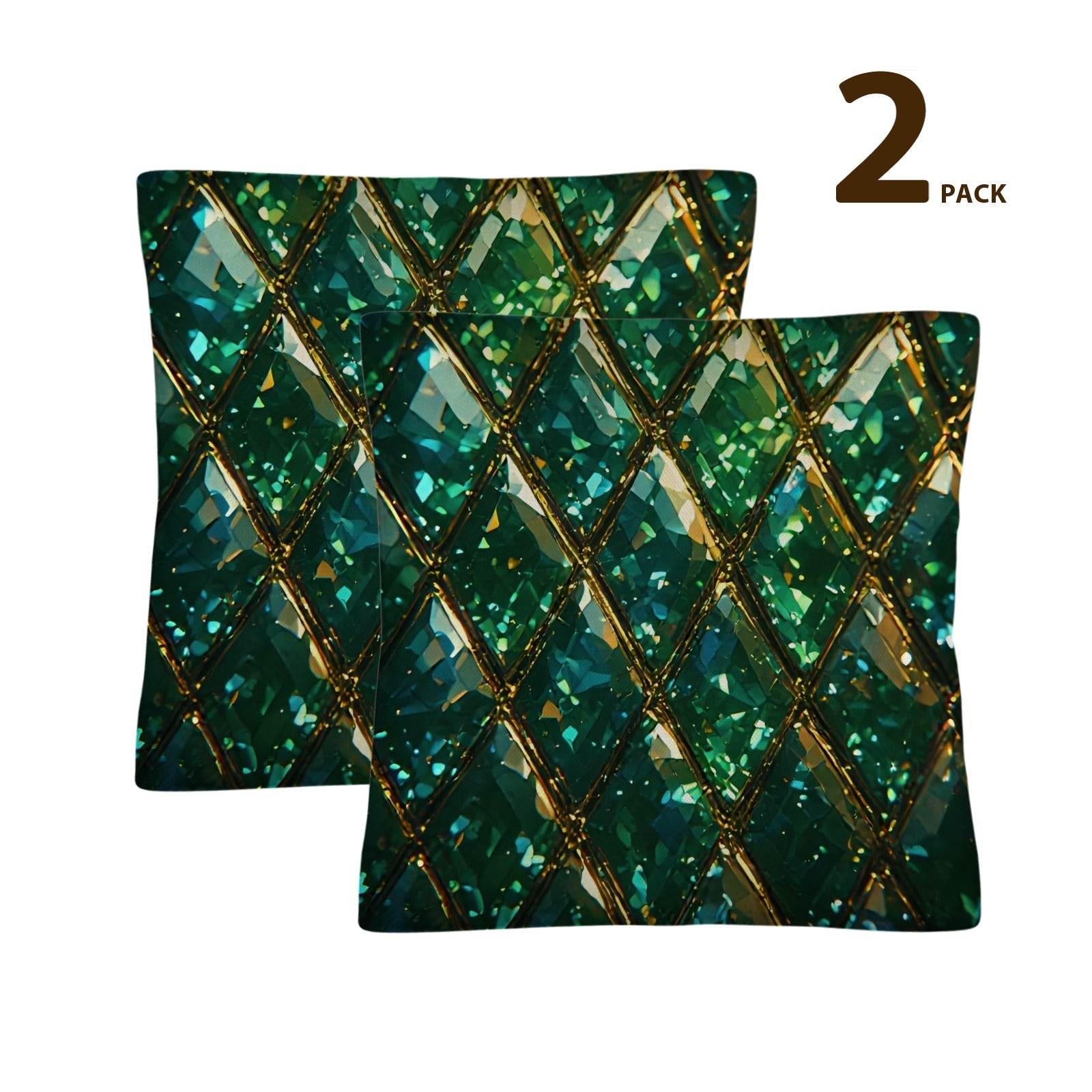 Emerald Green Throw Pillow Cover, Luxury Decorative Cushion, Jewel Tone Home Decor, Glam Sofa Accent Pillow, Elegant Gift for Her