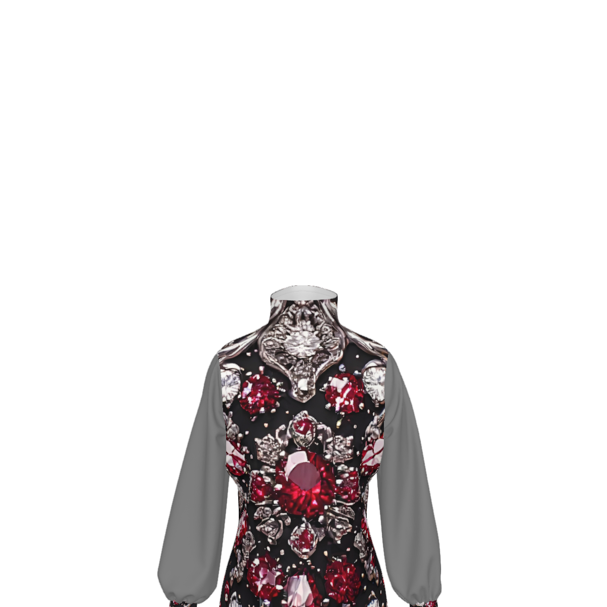Luxury Executive Dress for Women | Black and Ruby Office Dress | Elegant Business Fashion | Corporate Chic Midi Dress | Statement Workwear