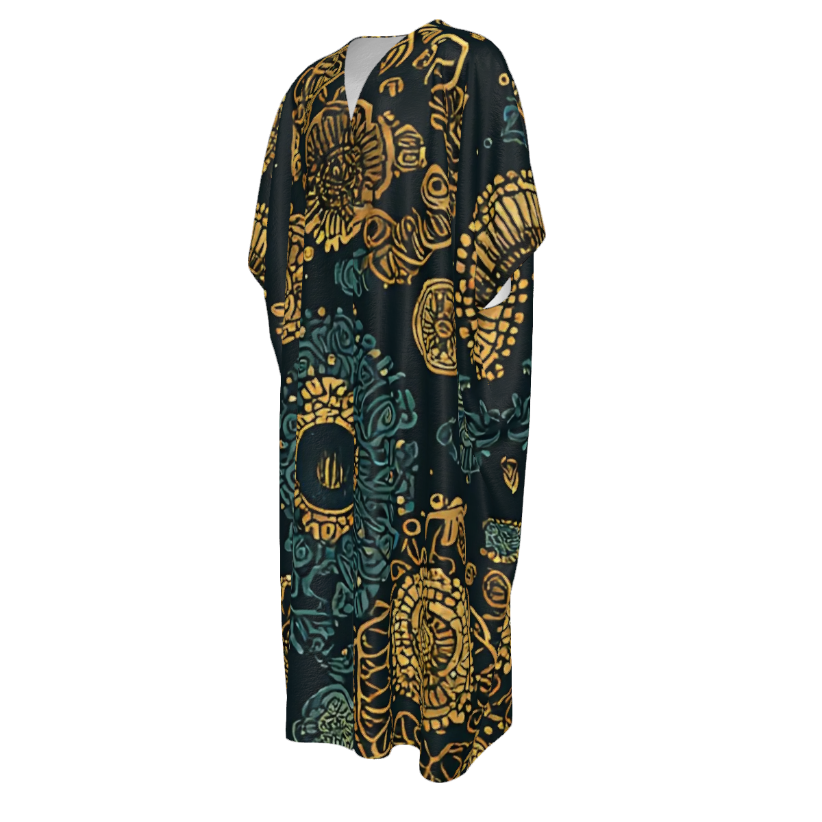 Men's African Dashiki Kaftan | Luxury African Print Robe | Cultural Celebration Outfit | Traditional Men's Caftan | Heritage Fashion