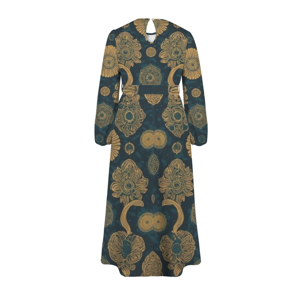African Print Maxi Dress | Luxury Heritage Collection