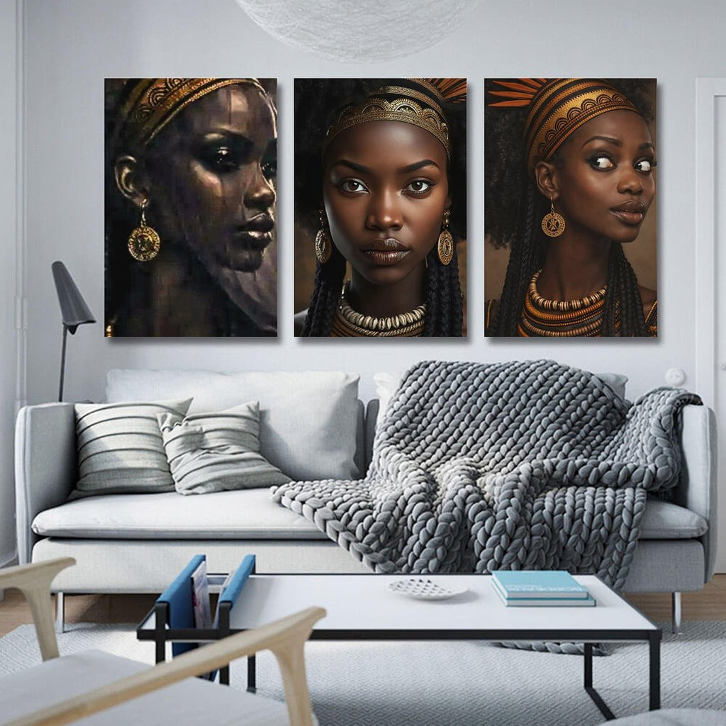 Design Triptych Decorative Unframe 8" × 12"
