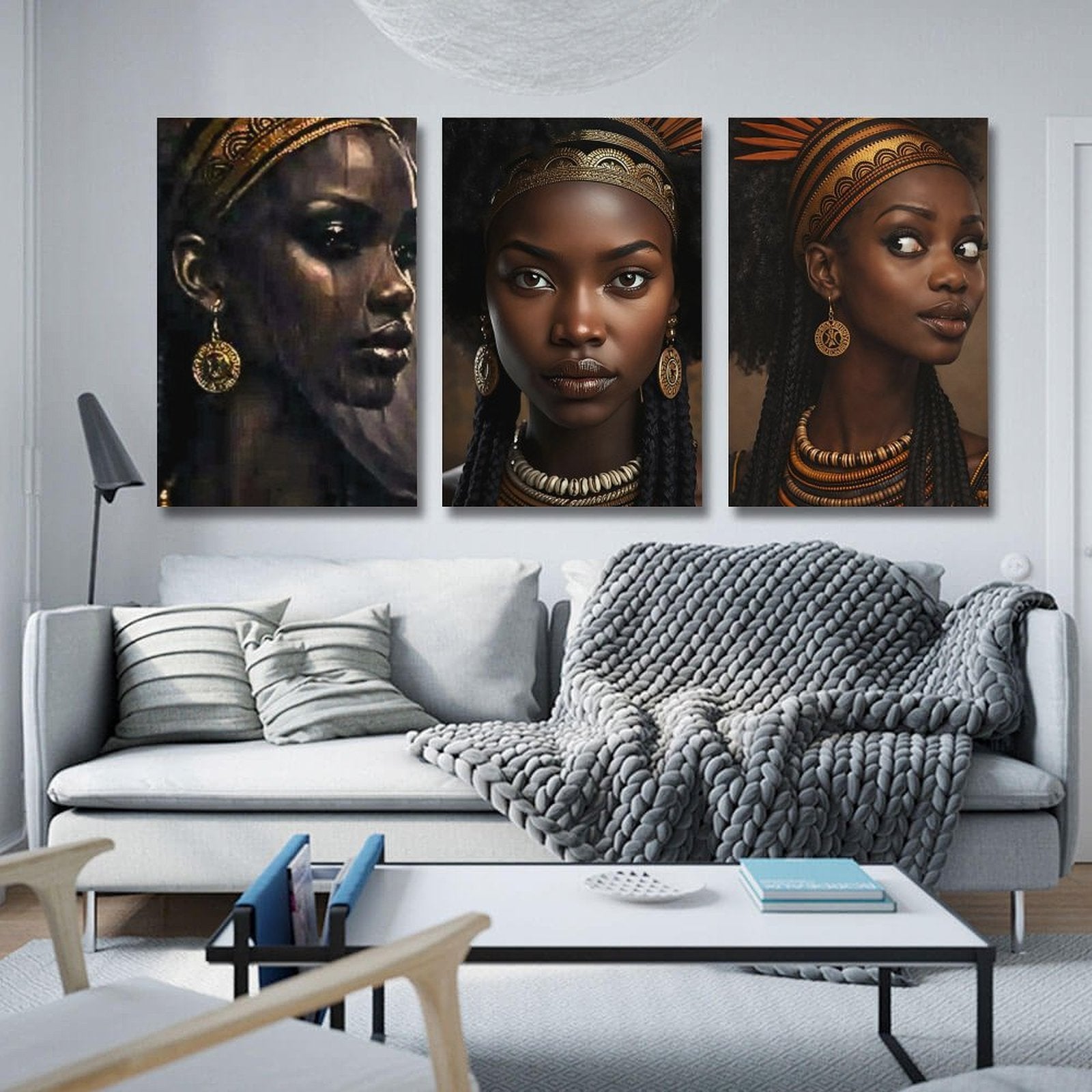 Design Triptych Decorative Unframe 8" × 12"
