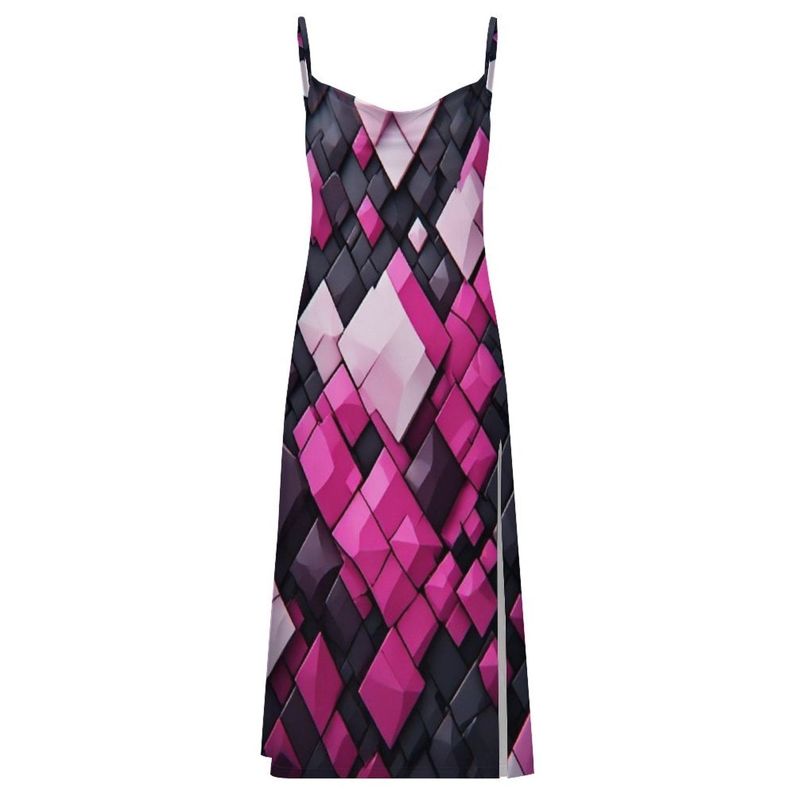 Abstract Maxi Dress | Women's Resort Dress | Luxury Beach Cover Up | Sleeveless Vacation Dress | Tropical Summer Dress | Elegant Evening Maxi