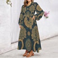 African Print Maxi Dress | Luxury Heritage Collection