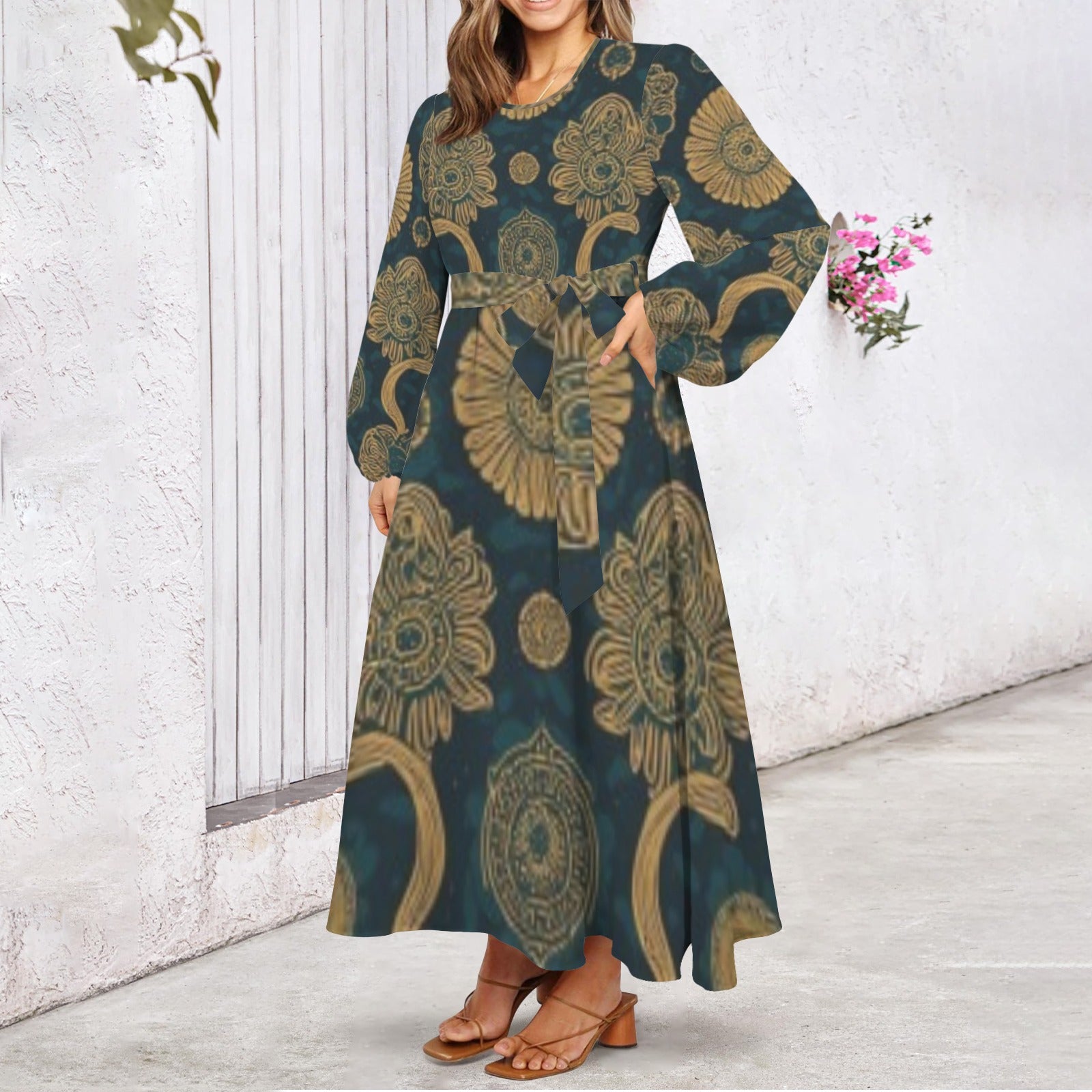 African Print Maxi Dress | Luxury Heritage Collection