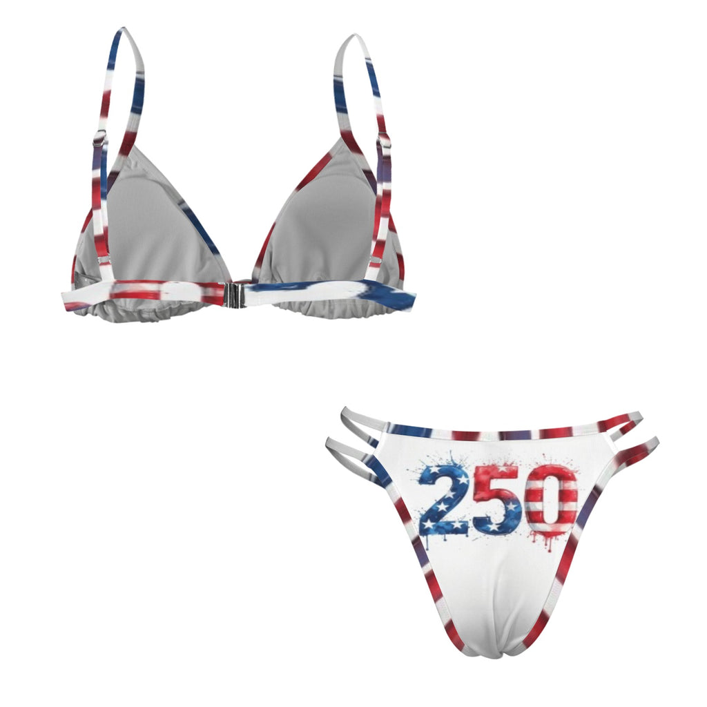 250 Bikini set V Neck Triangle Bikini Sets