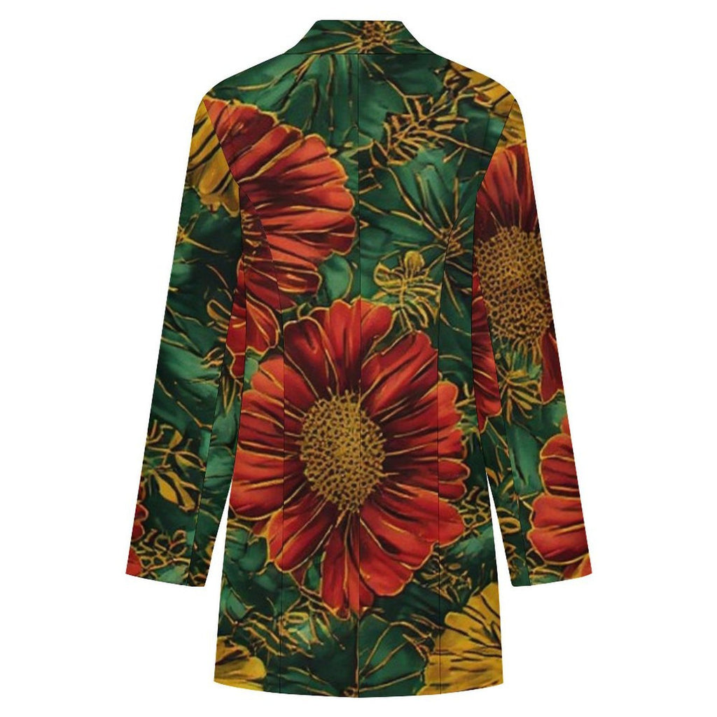 Imani | Women's Floral Double-Breasted Blazer Dress