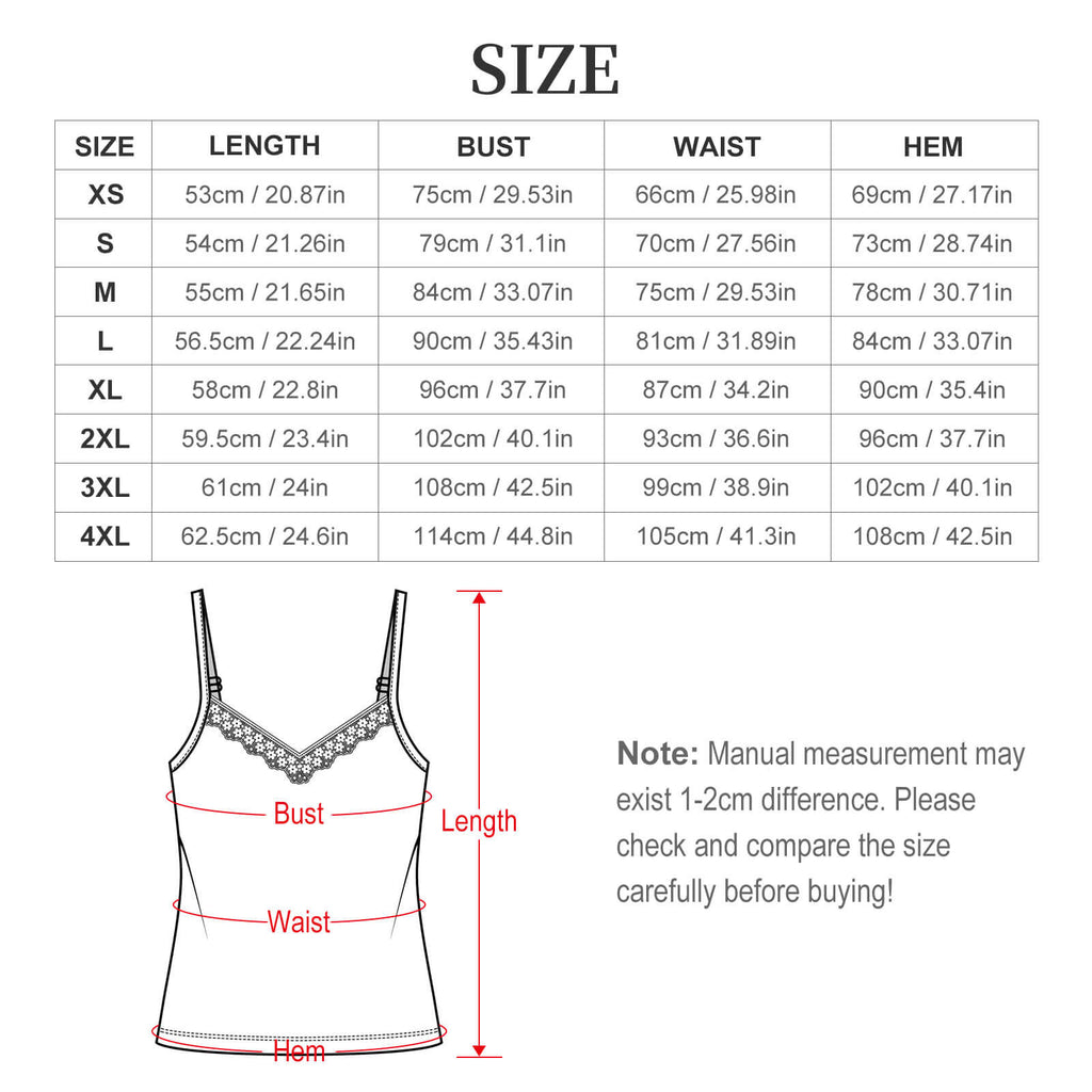 250 Patriotic Women’s V-Neck Lace Trim Camisole