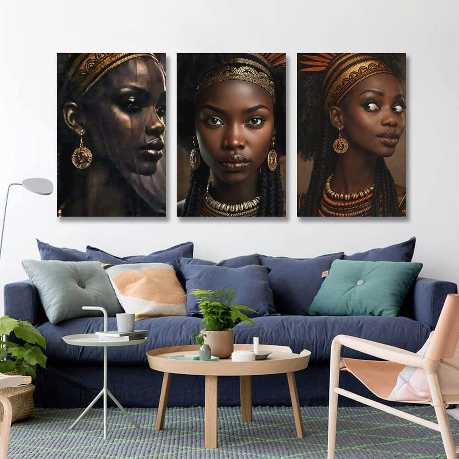 Design Triptych Decorative Unframe 8" × 12"