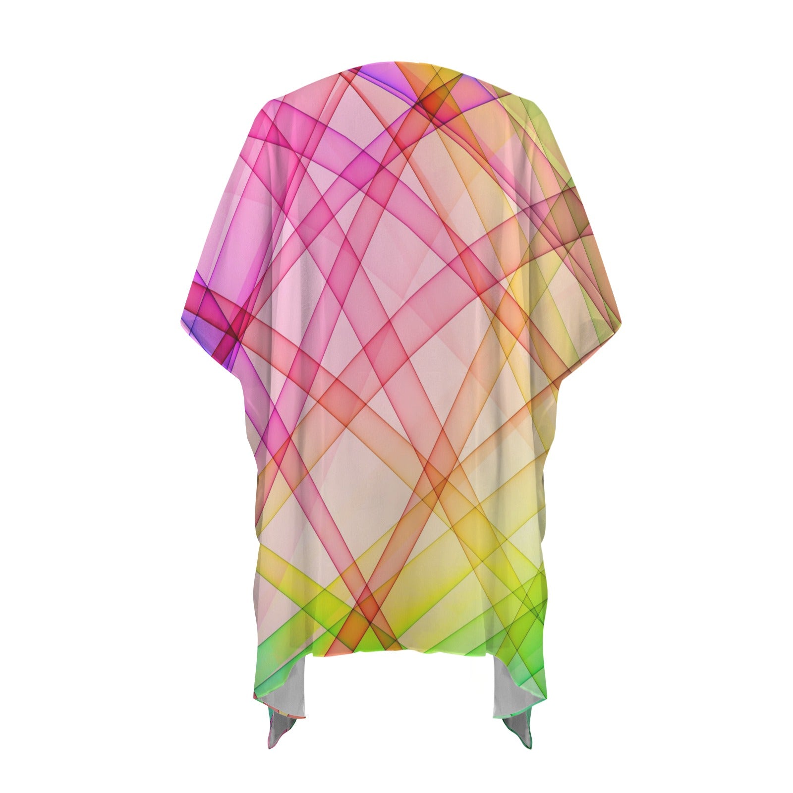 Colorful Geometric Cover up Women's Long Cover Up