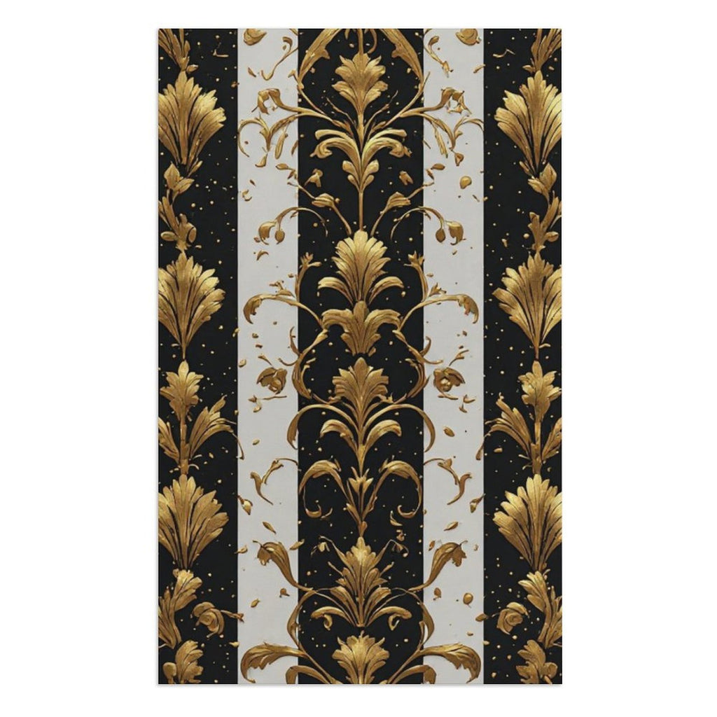 Black Gold Design Beach Towel (130x80 cm)
