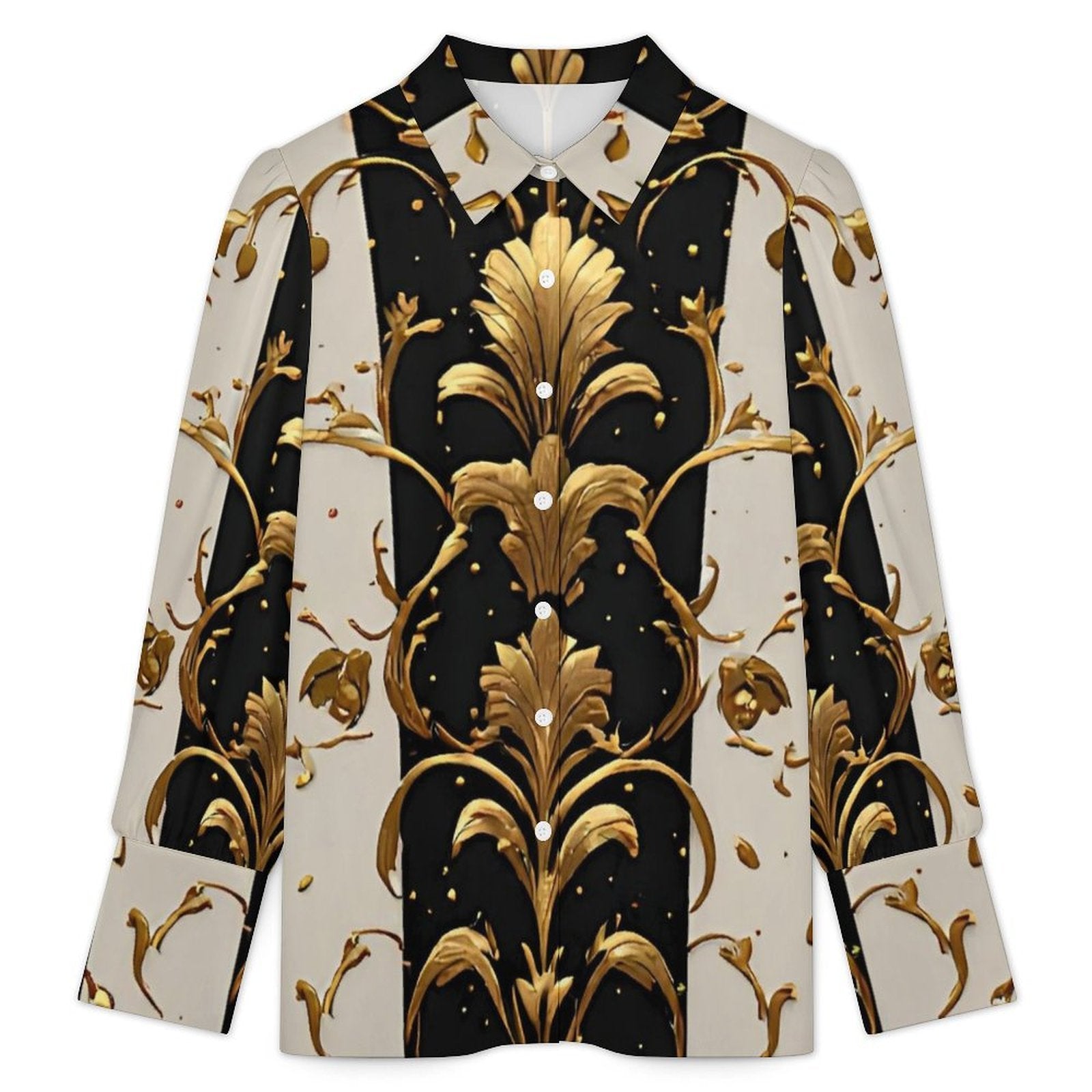 Design Women's Long Sleeve Lantern Sleeve Shirt