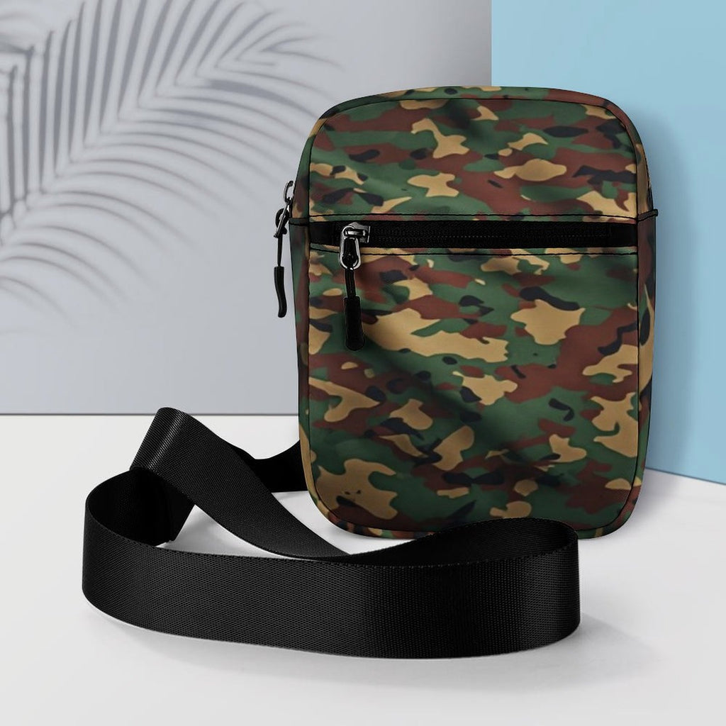 Camo Crossbody Bag | Luxury Belt Bag | Black Woman Waist Bag | Travel Festival Bag | Adjustable Fanny Pack | Everyday Hands-Free Purse