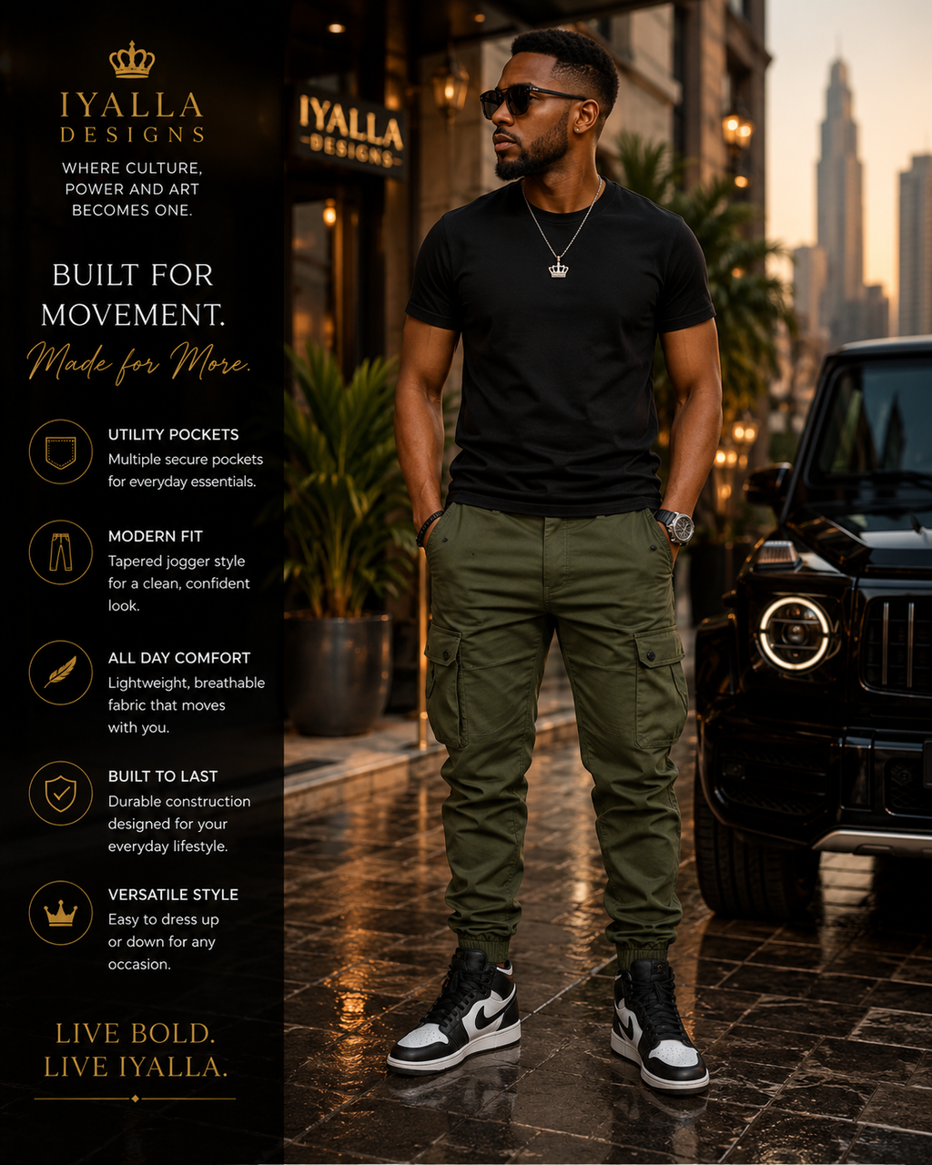 American-style Vintage Workwear Casual Pants